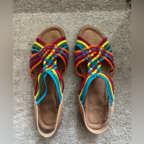 IMPO Women's Rainbow Strappy Sandals - Picture 2 of 4